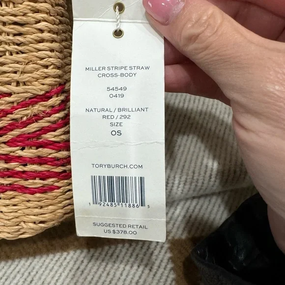 Tory Burch Red and Brown Leather Crossbody Bag - Picture 5 of 5